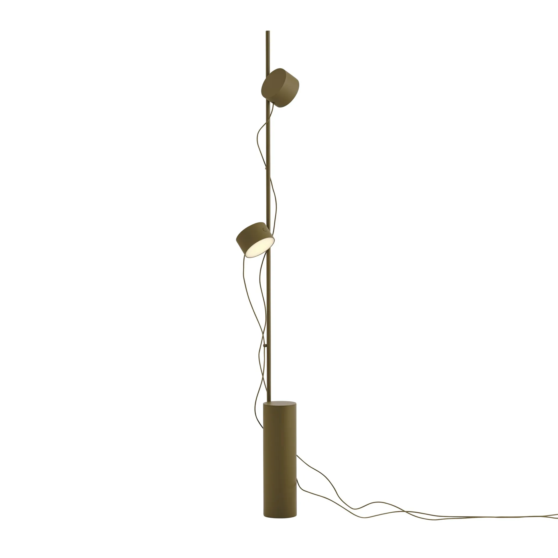 Post vloerlamp, Brown-green Muuto