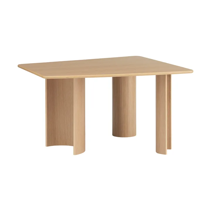 Re-norm eettafel - Gelakt eikenfineer, 130x120 cm - Muuto