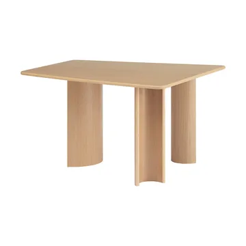 Re-norm eettafel - Gelakt eikenfineer, 130x120 cm - Muuto