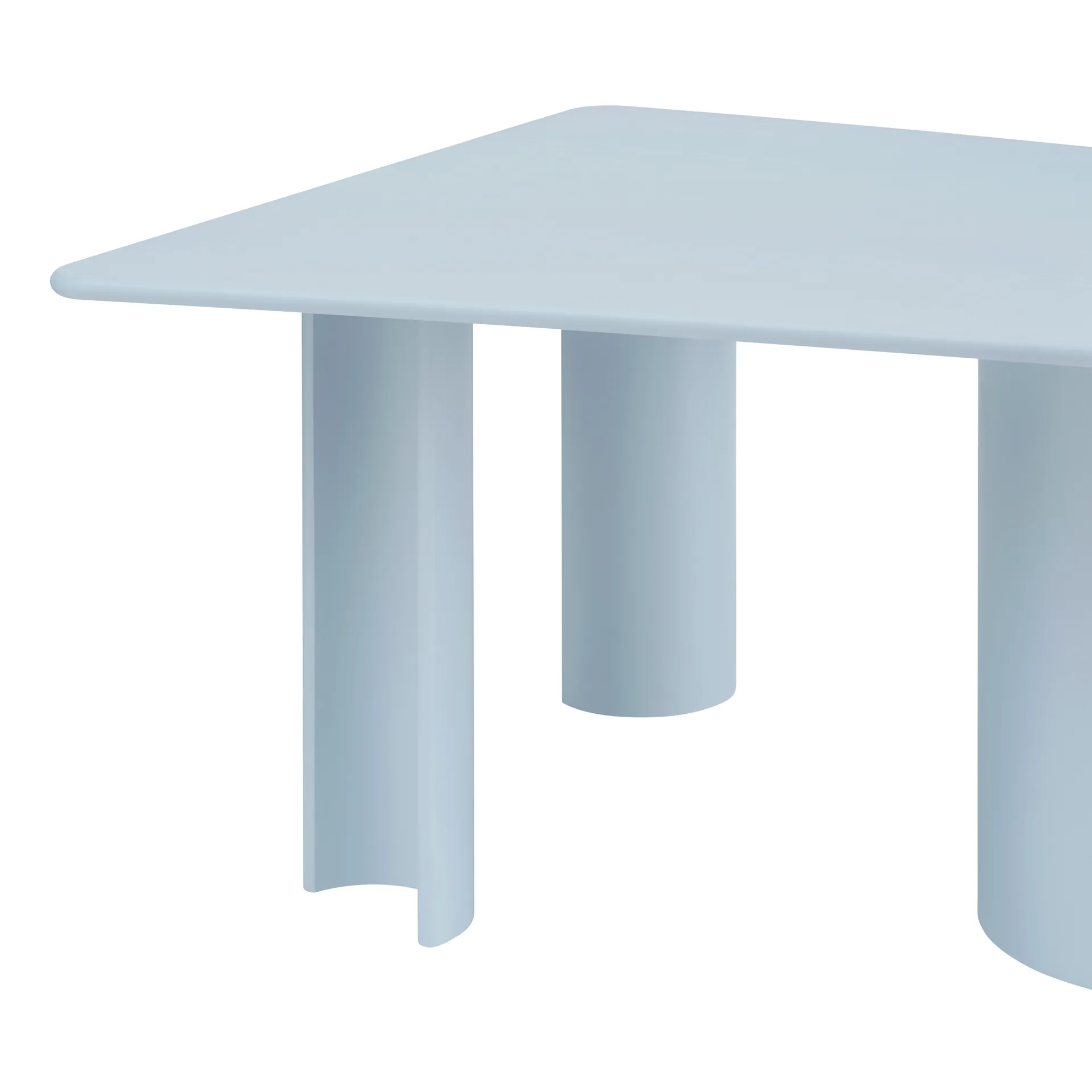 Re-norm eettafel, Light blue, 130x120 cm Muuto