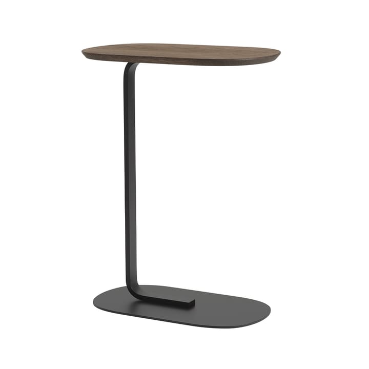 Relate Bijzettafel H: 73,5 cm - Smoked oak-Black - Muuto