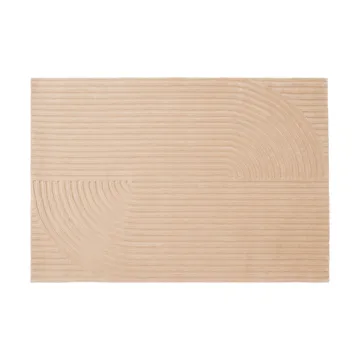 Relevo Rug Quattro vloerkleed van wol - Light rose, 170x240 cm - Muuto