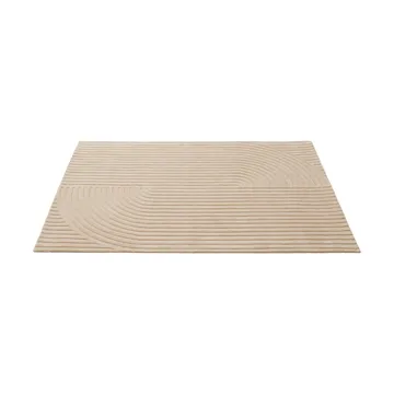 Relevo Rug Quattro vloerkleed van wol - Light rose, 170x240 cm - Muuto