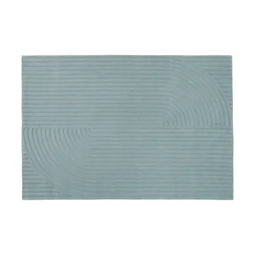 Relevo Rug Quattro vloerkleed van wol - Sage green, 170x240 cm - Muuto