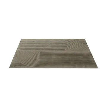 Relevo Rug Quattro vloerkleed van wol - Taupe, 170x240 cm - Muuto