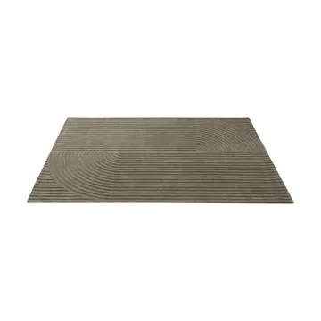 Relevo Rug Quattro vloerkleed van wol - Taupe, 200x300 cm - Muuto