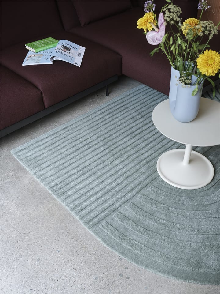 Relevo vloerkleed 170x240 cm - Sage green - Muuto