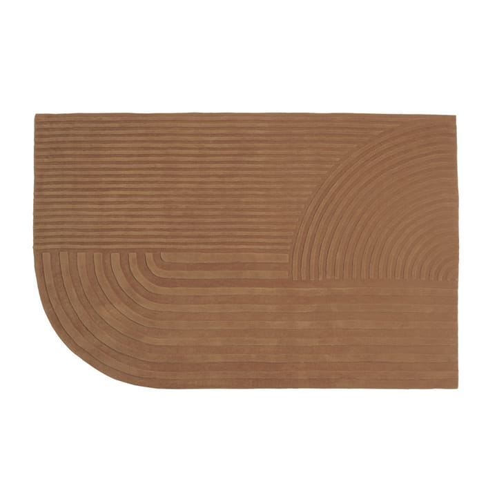 Relevo vloerkleed 200x300 cm, Burnt orange Muuto
