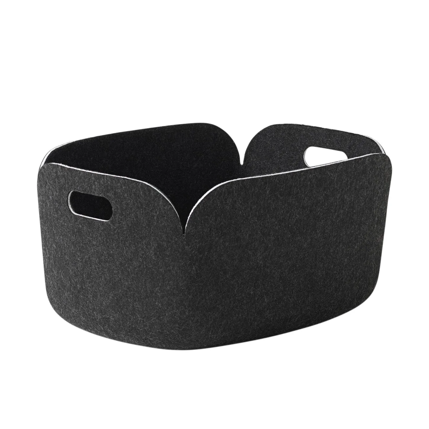 Restore opbergmand, black melange Muuto