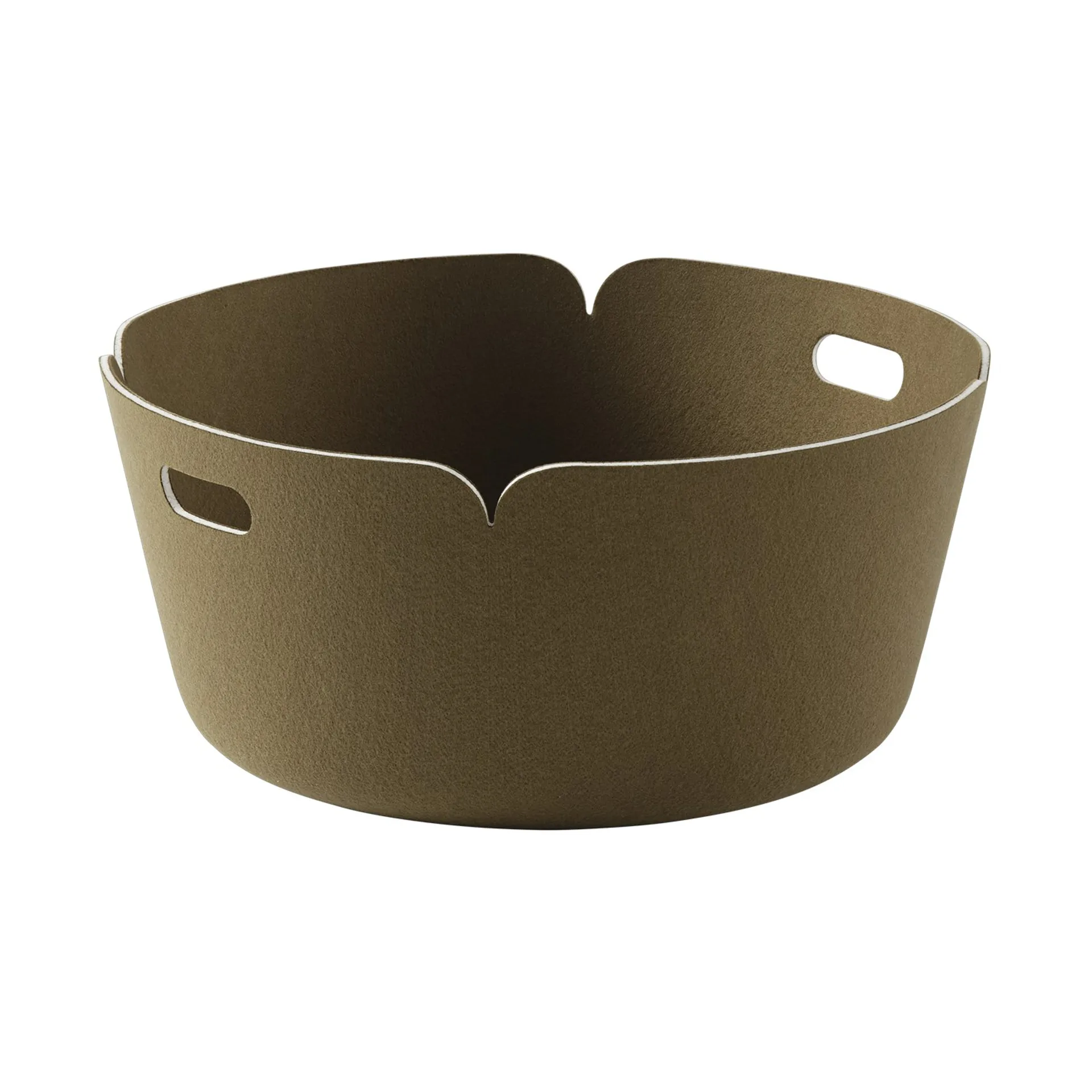 Restore opbergmand rond, Brown Green Muuto