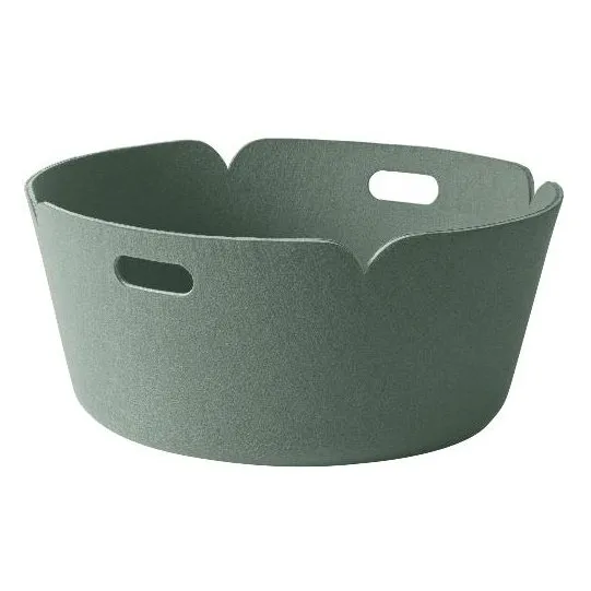 Restore opbergmand rond, dusty green Muuto