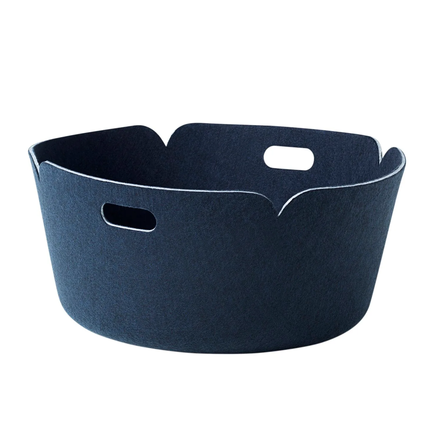 Restore opbergmand rond, midnight blue Muuto
