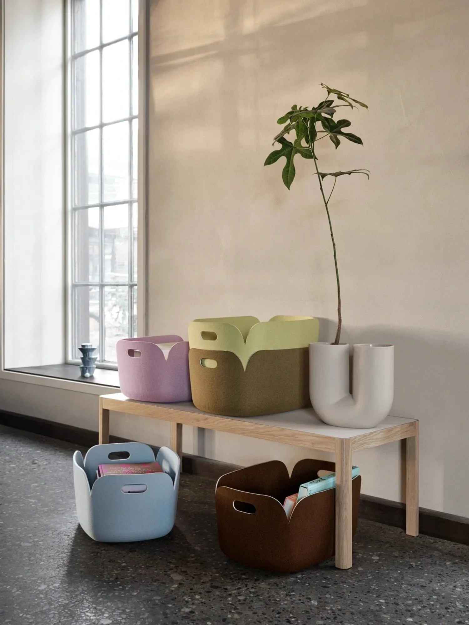 Restore opbergmand, sand Muuto