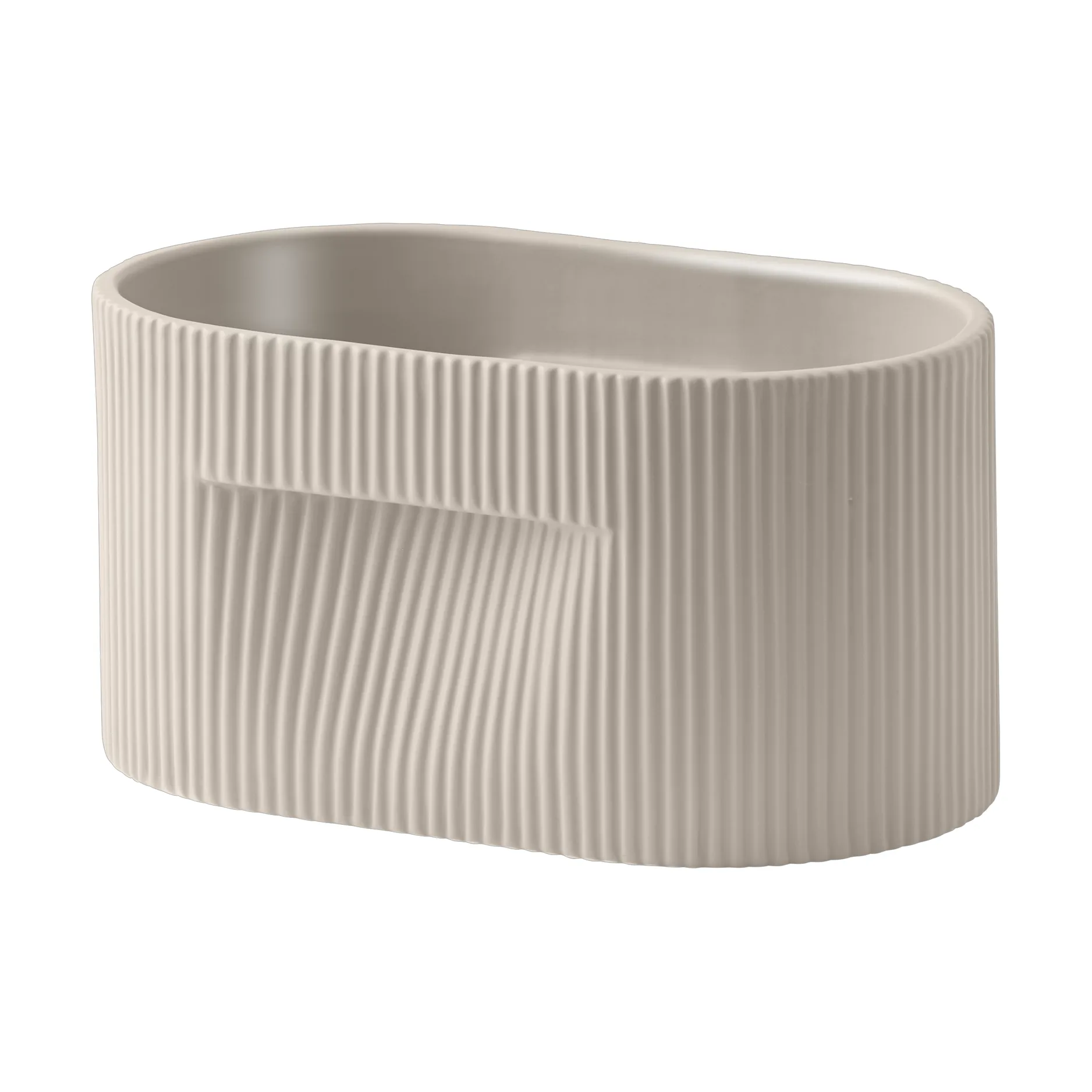 Ridge pot 13 cm, Beige Muuto