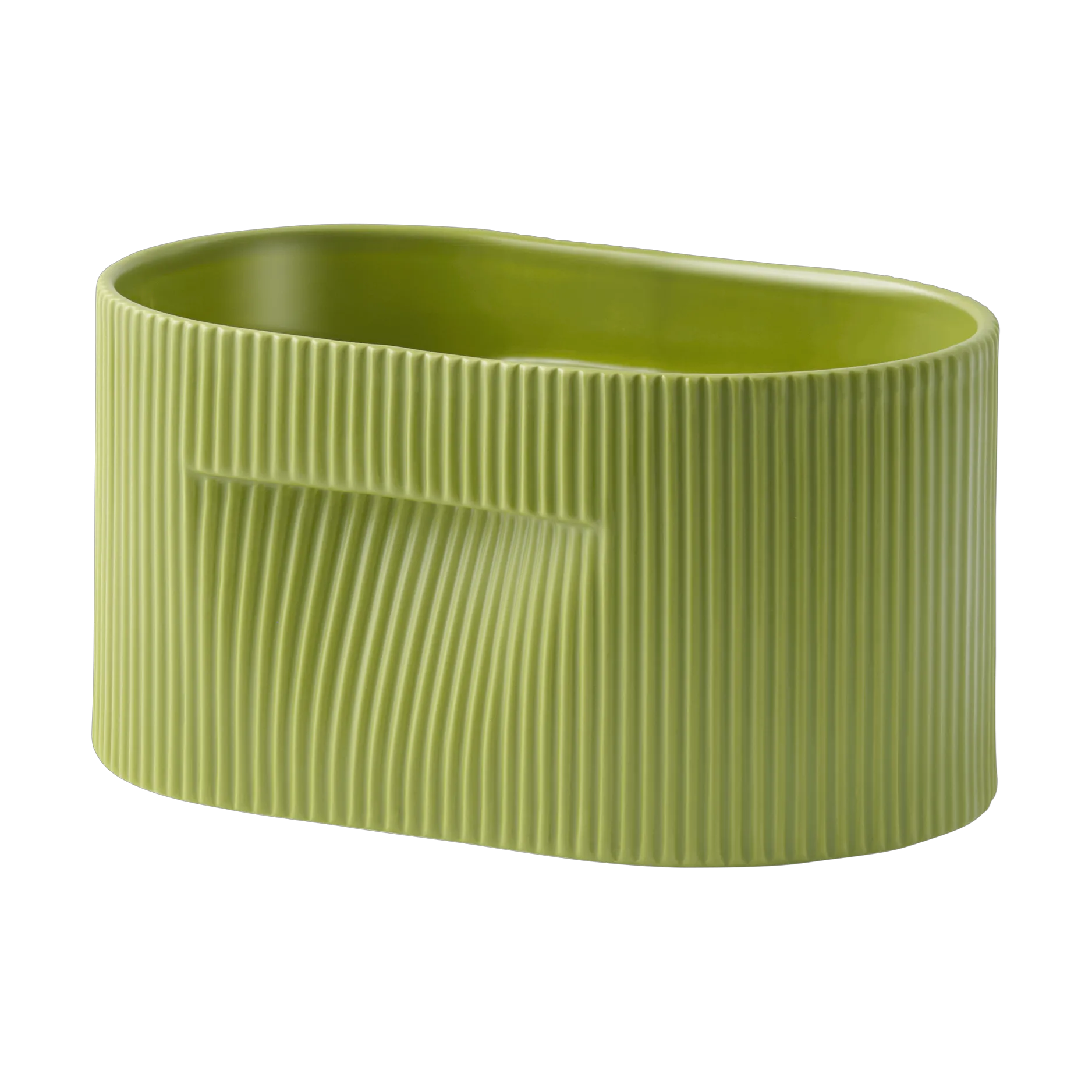 Ridge pot 13 cm, Moss green Muuto