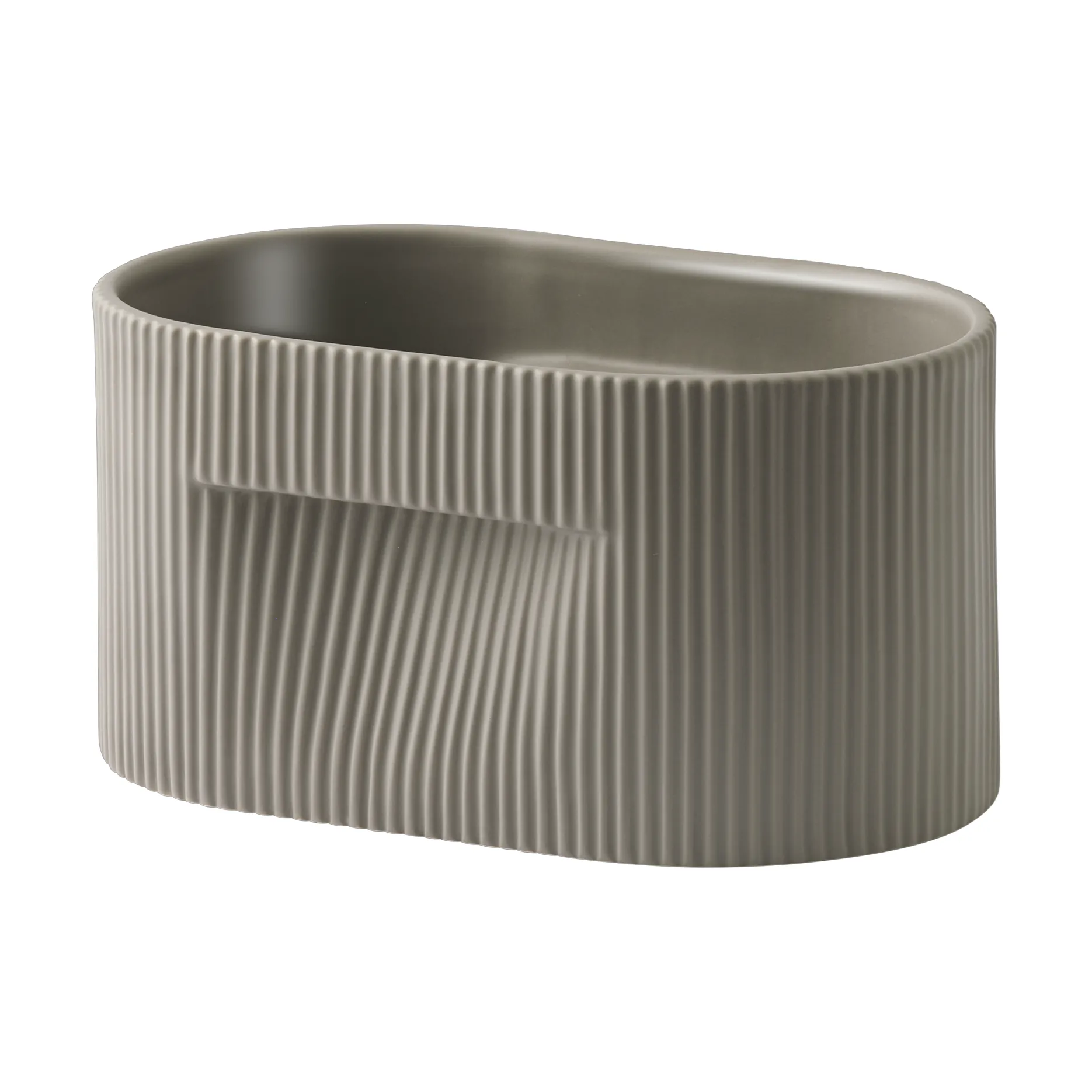 Ridge pot 13 cm, Taupe Muuto
