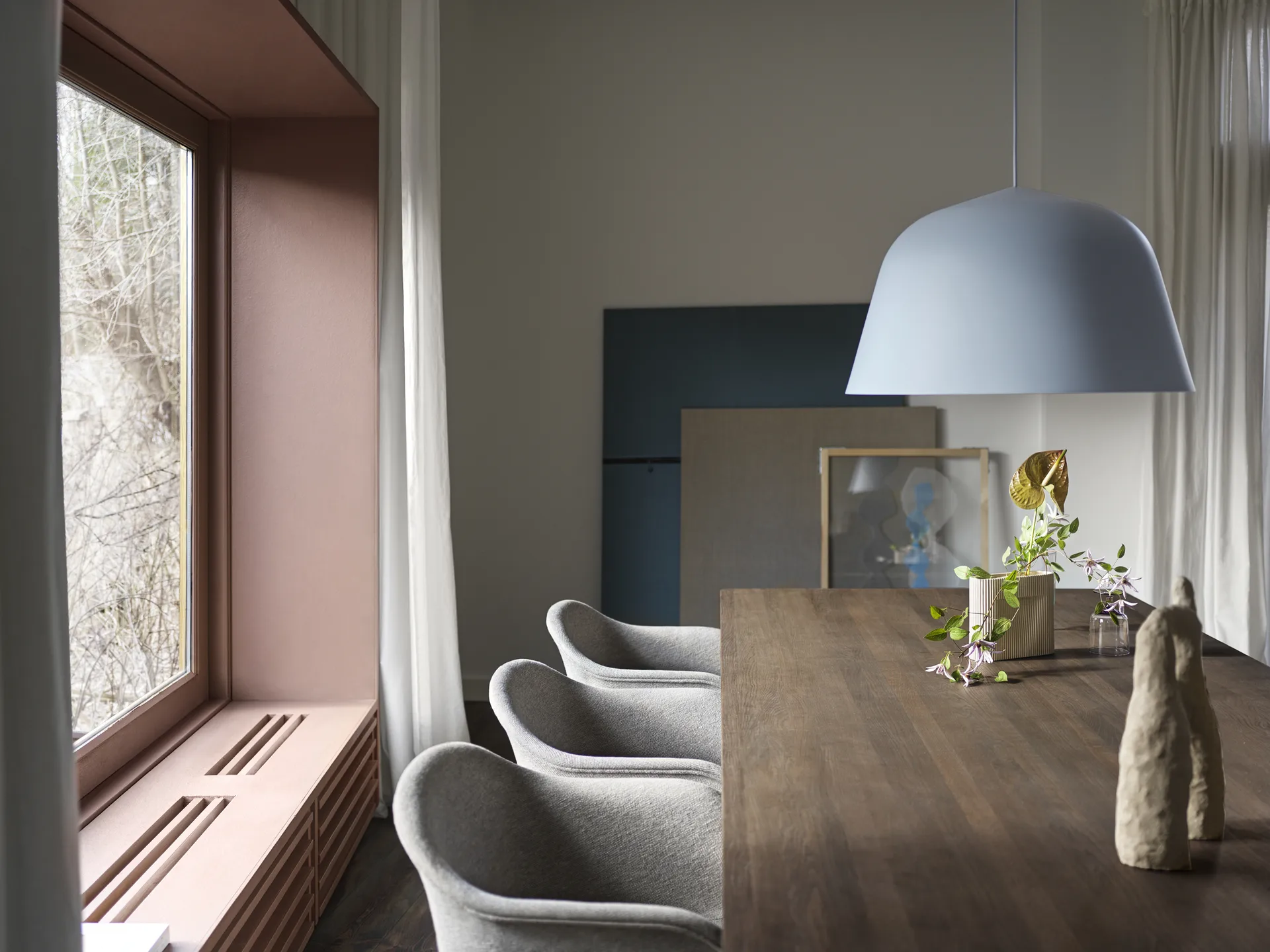 Ridge vaas 16,5 cm, Beige Muuto