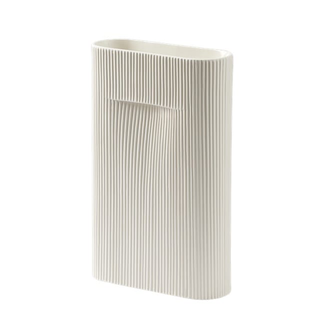 Ridge vaas 35 cm - Off white - Muuto