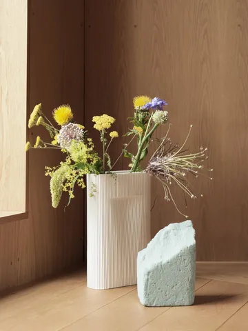 Ridge vaas 35 cm - Off white - Muuto