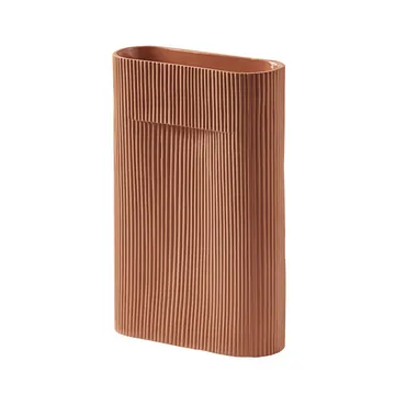 Ridge vaas 35 cm - Terracotta - Muuto