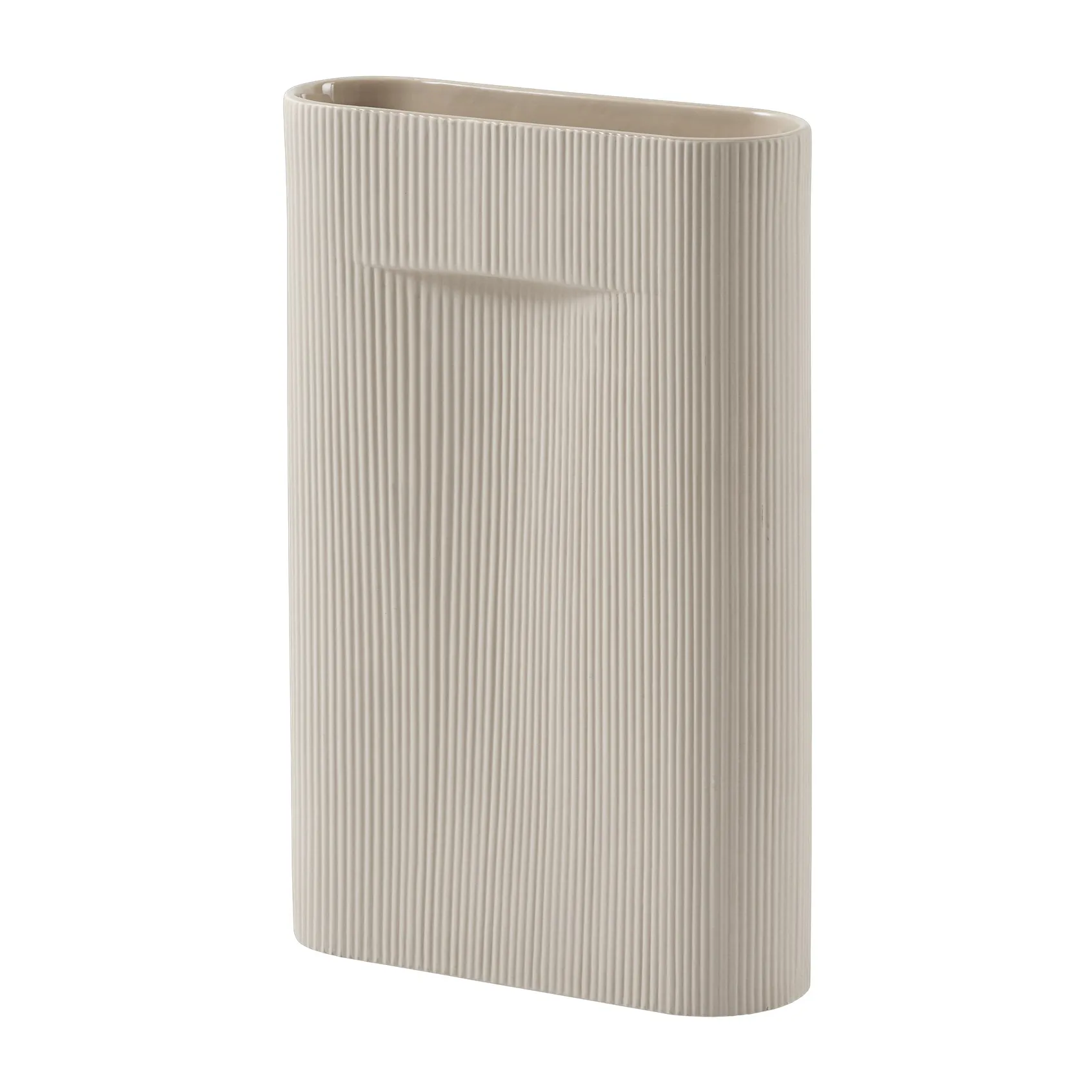 Ridge vaas 48,5 cm, Beige Muuto