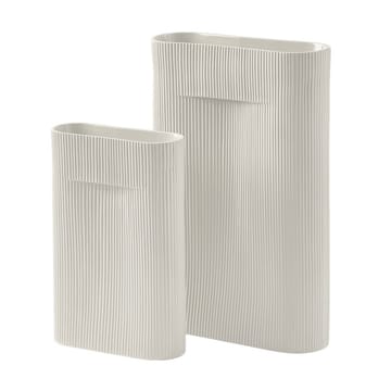 Ridge vaas 48,5 cm - Off white - Muuto