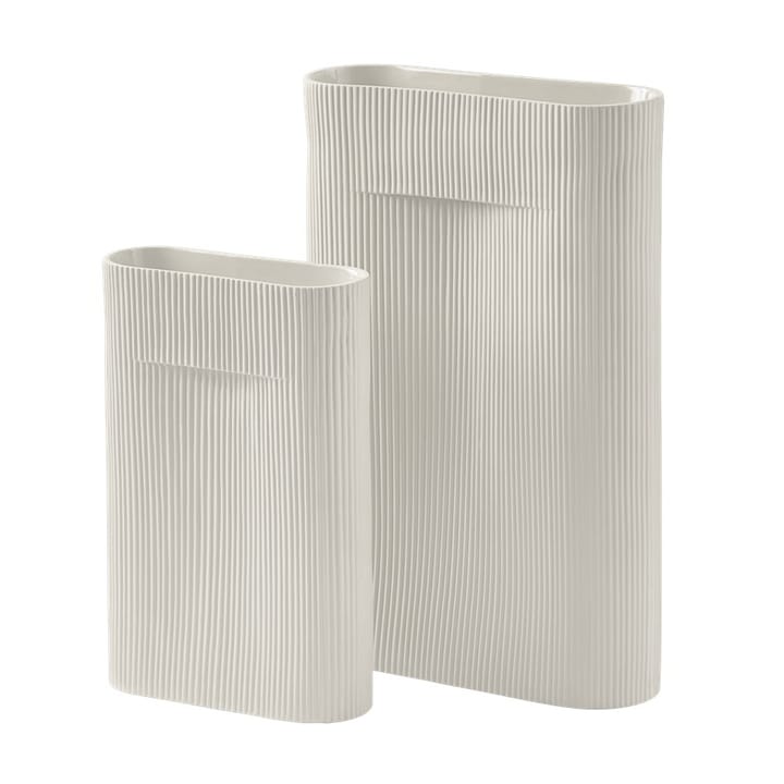 Ridge vaas 48,5 cm, Off white Muuto