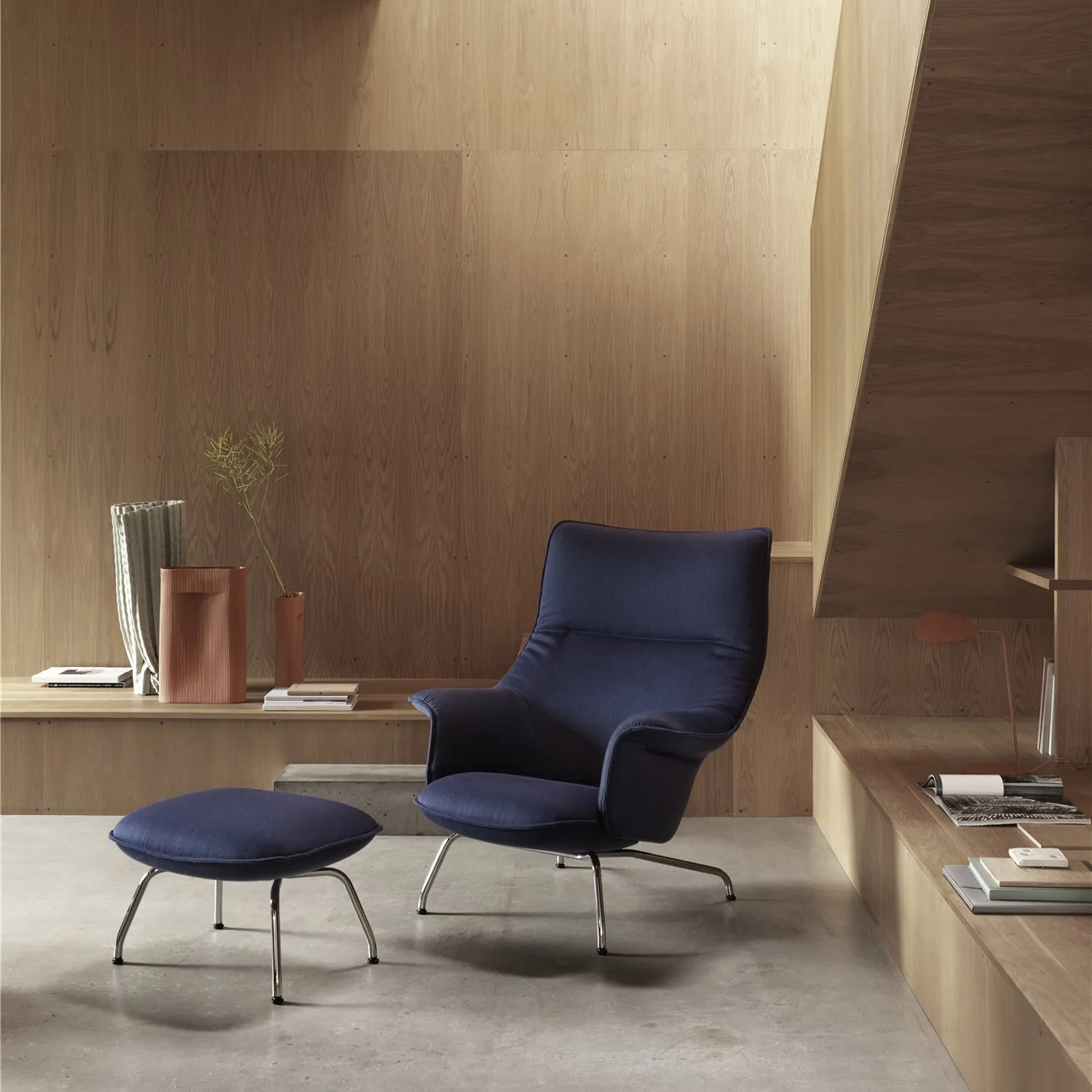 Ridge vaas 48,5 cm, Terracotta Muuto