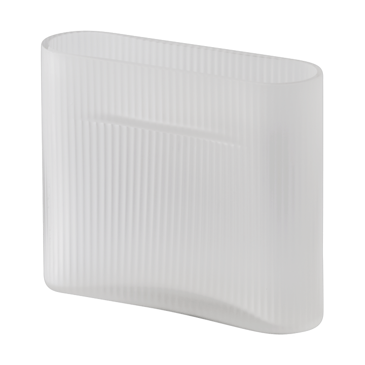 Ridge vaas bevroren glas 16,5 cm - White - Muuto