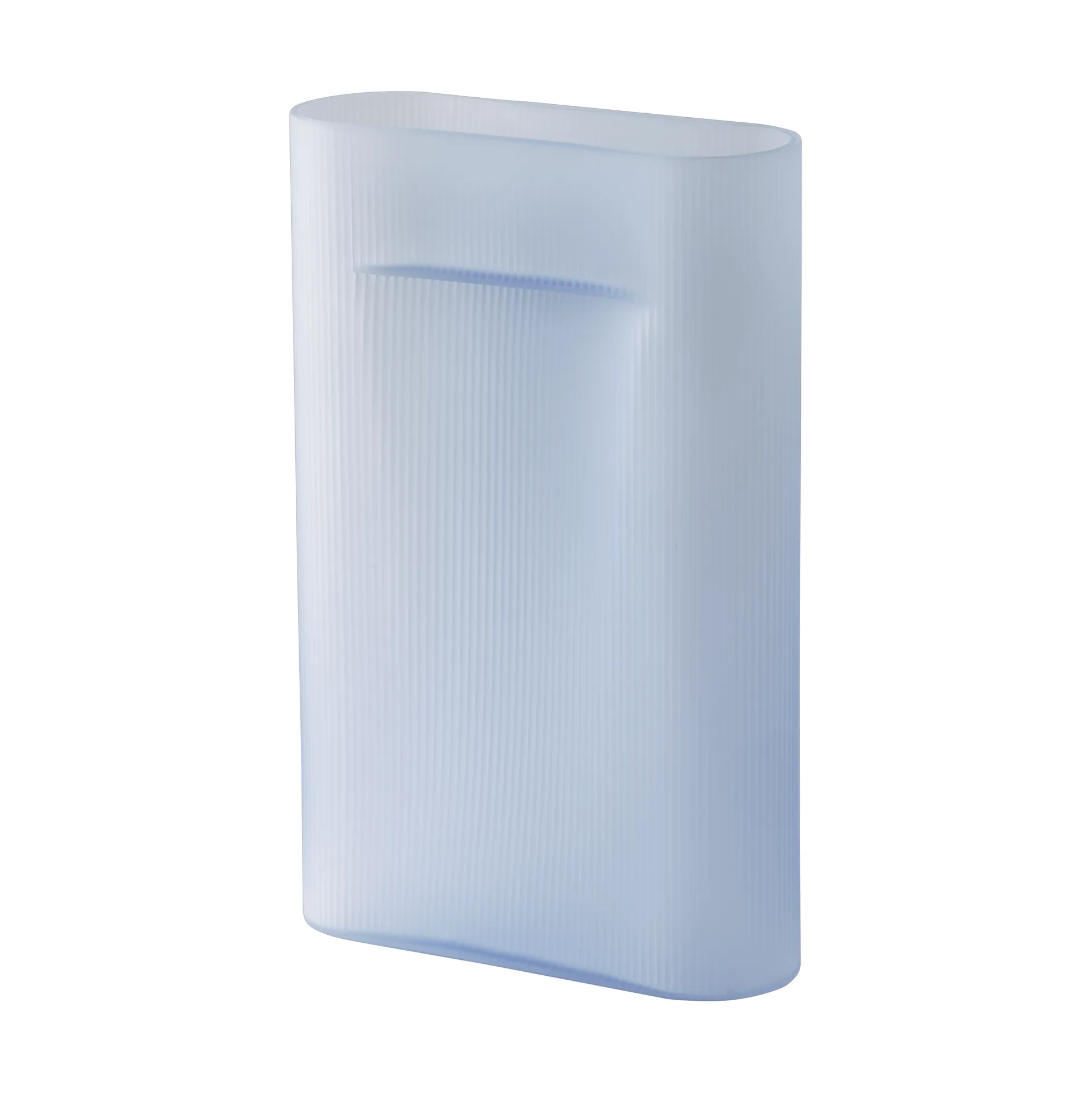 Ridge vaas bevroren glas 48,5 cm, Light blue Muuto