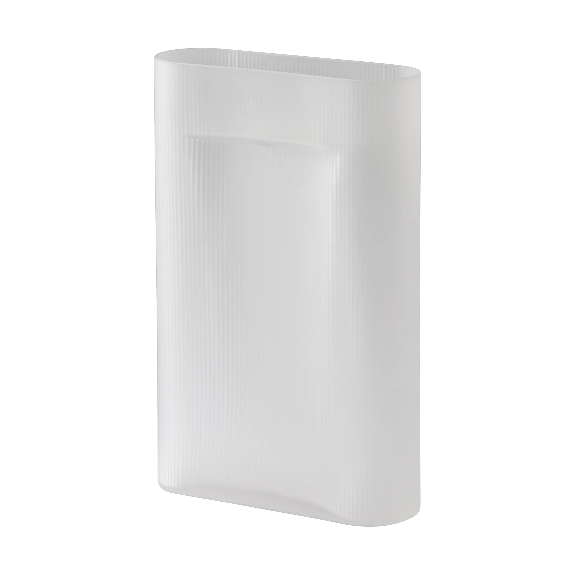 Ridge vaas bevroren glas 48,5 cm, White Muuto