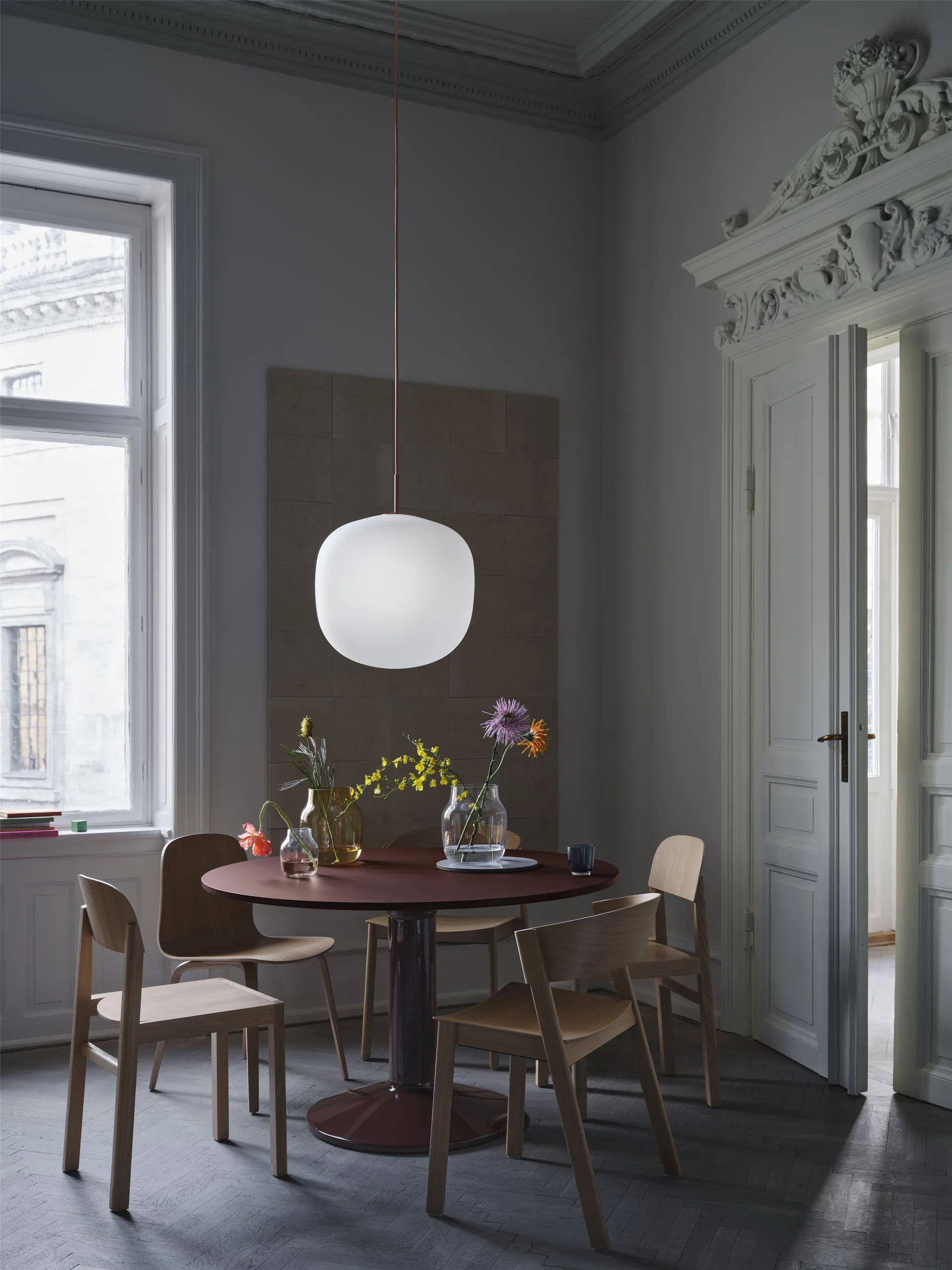 Rime hanglamp Ø45 cm, Deep Red Muuto