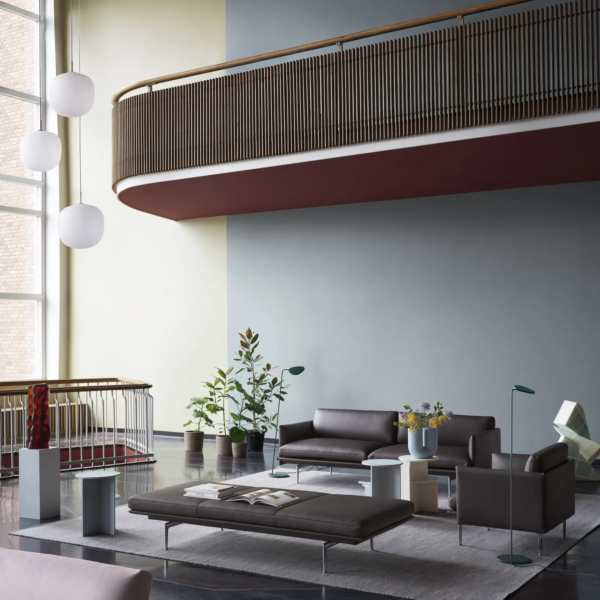 Rime hanglamp Ø45 cm, Zwart Muuto