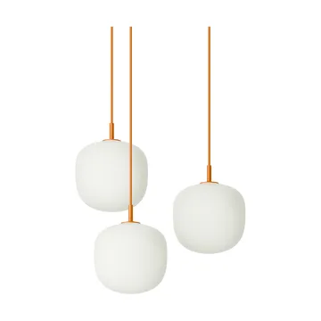Rime Pendant Cluster 3 hanglamp - Oranje, Ø18 cm - Muuto