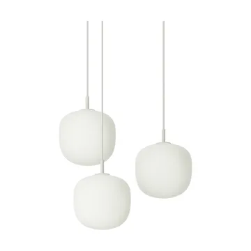 Rime Pendant Cluster 3 hanglamp - White, Ø18 cm - Muuto