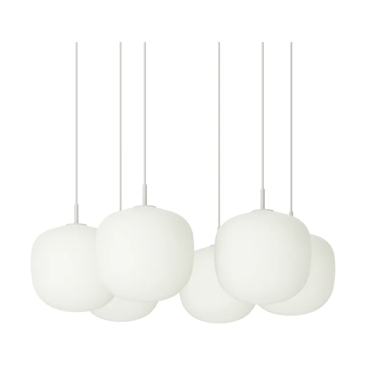 Rime Pendant Cluster 6 hanglamp - Grey, Ø25 cm - Muuto