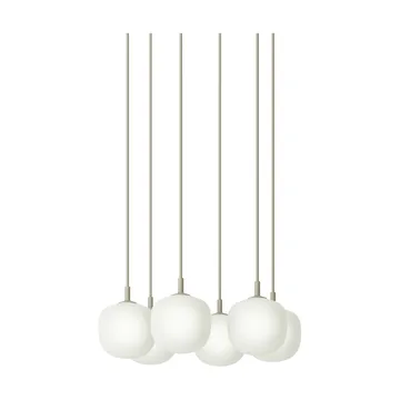 Rime Pendant Cluster 6 hanglamp - Grijs, Ø12 cm - Muuto