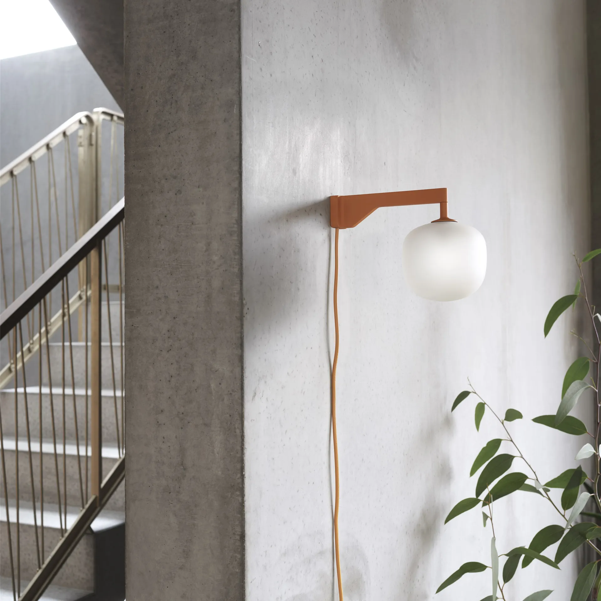 Rime wandlamp, Oranje Muuto