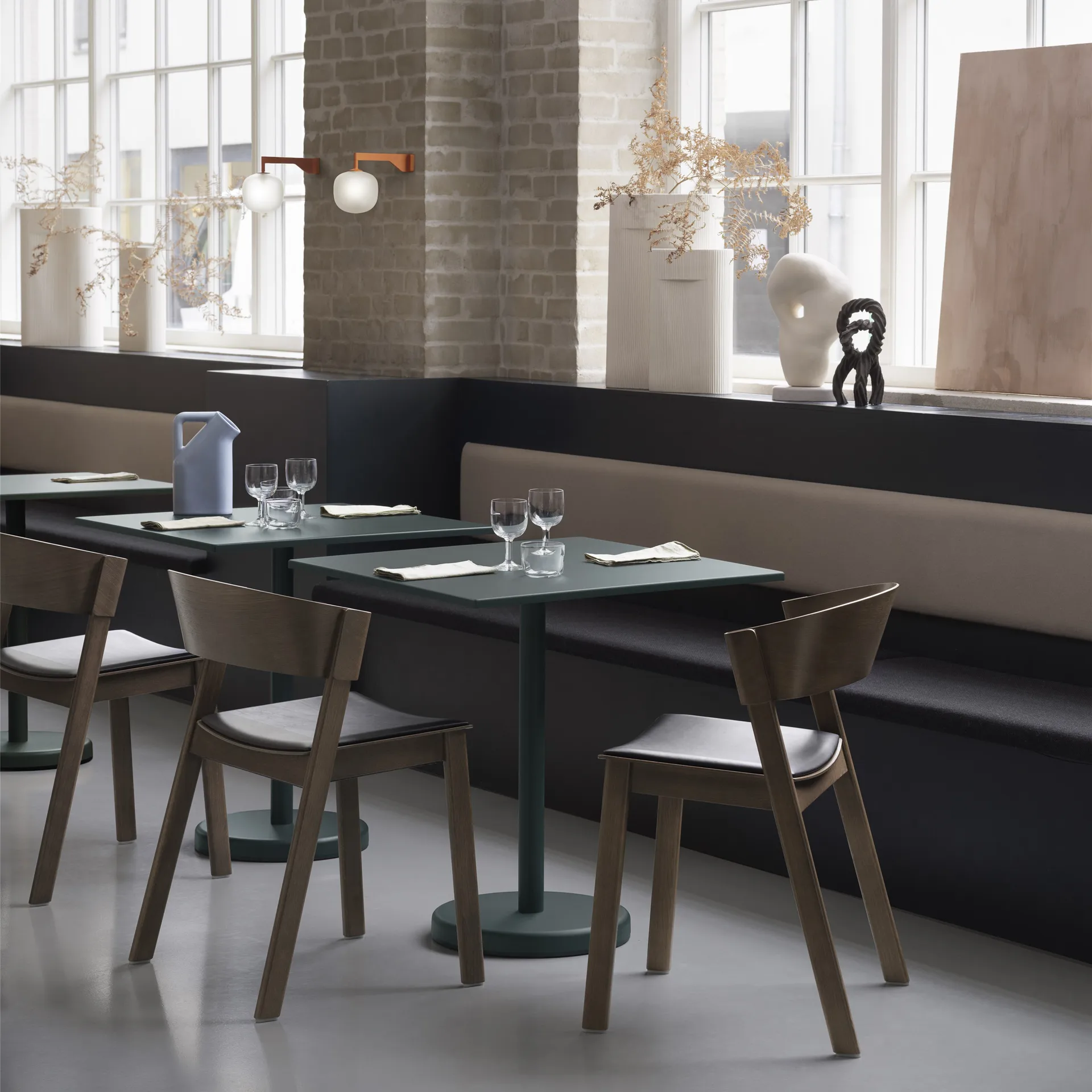 Rime wandlamp, Oranje Muuto