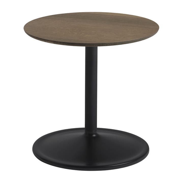 Soft bijzettafel 40 cm - Solid smoked oak-black - Muuto