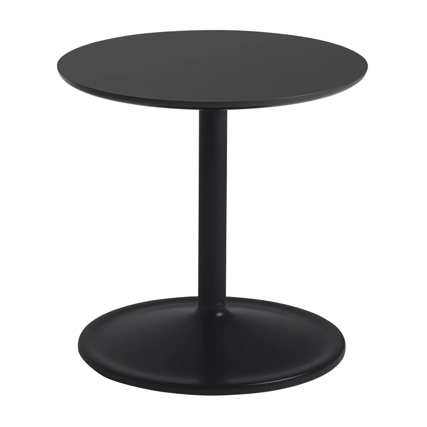 Soft bijzettafel 40 cm, Zwart Muuto