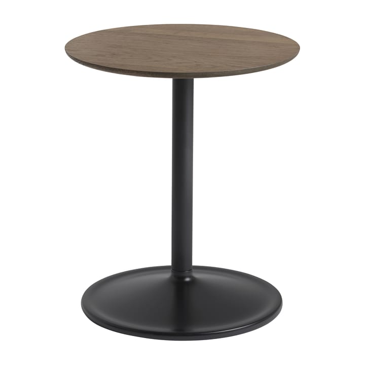 Soft bijzettafel 48 cm - Solid smoked oak-black - Muuto