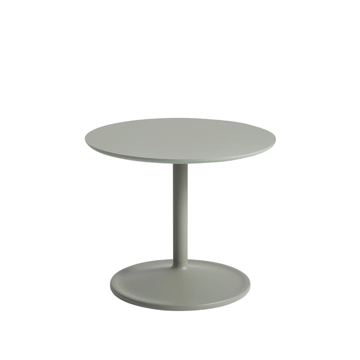 Soft bijzettafel Ø48cm - Dusty green H: 40 cm - Muuto