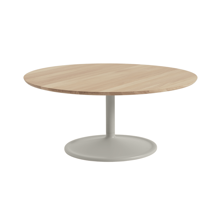 Soft salontafel Ø95 cm - Solid oak-grey - Muuto