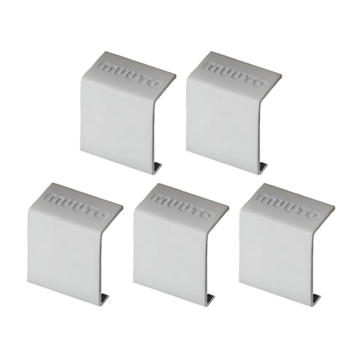 Stacked 2.0 clips - 5 pack - lichtgrijs - Muuto