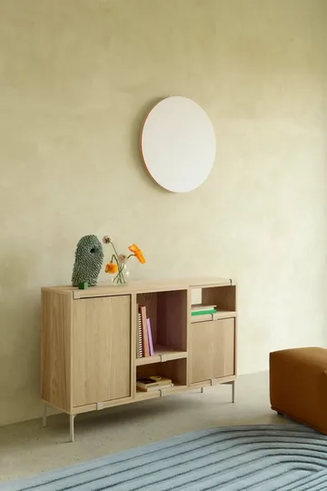 Stacked 2.0 kast met achterwand - groot - eiken - Muuto