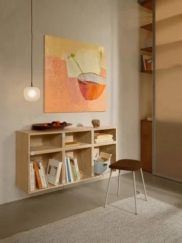 Stacked 2.0 kast met achterwand - groot - eiken - Muuto