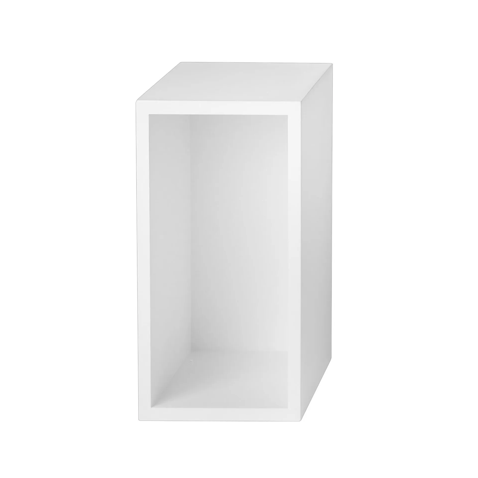 Stacked 2.0 kast met achterwand - klein, wit Muuto