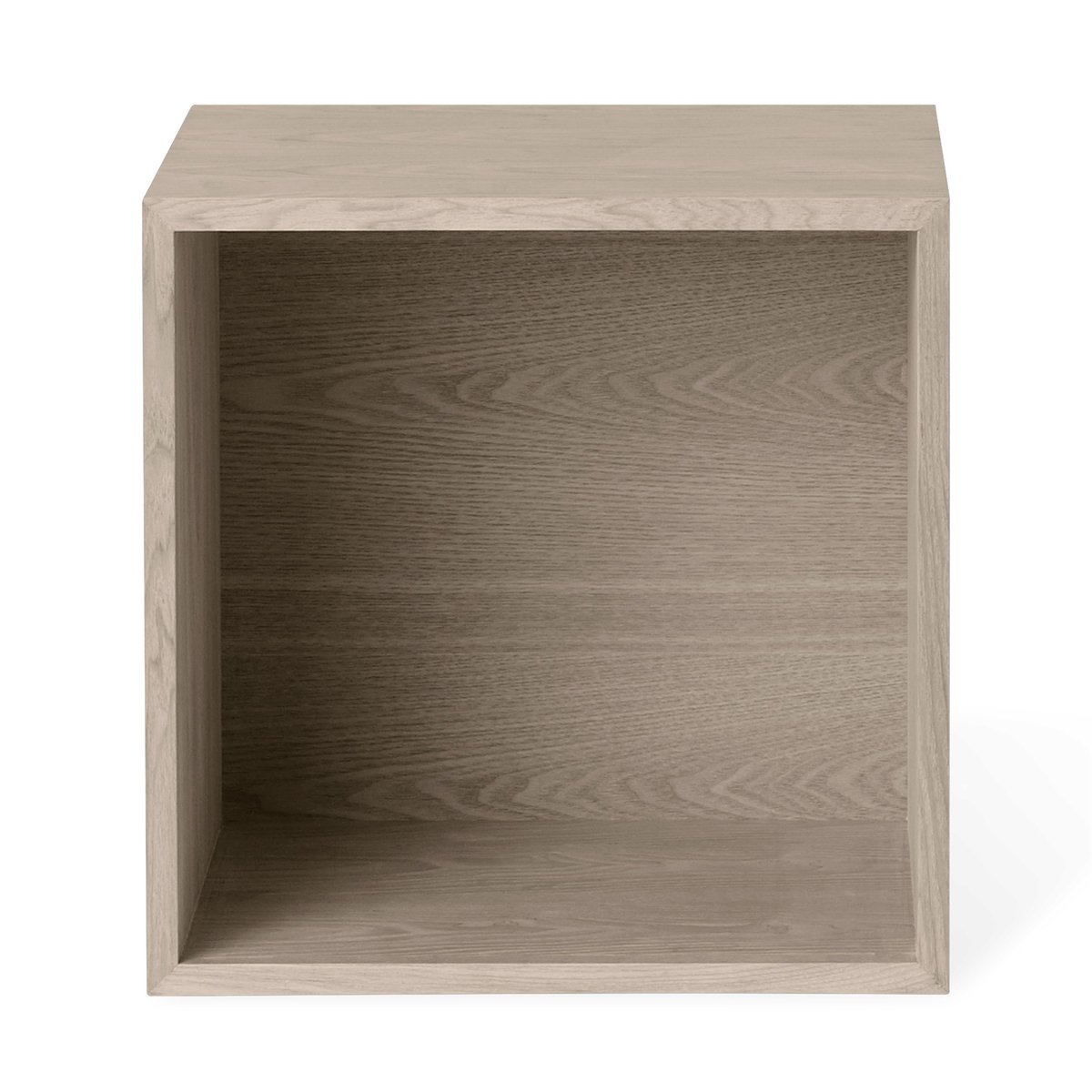 Muuto Stacked 2.0 kast met achterwand - middel eiken