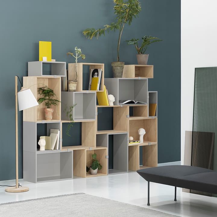 Stacked 2.0 kast open - groot, eiken Muuto